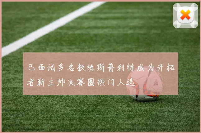 已面试多名教练斯普利特成为开拓者新主帅决赛圈热门人选